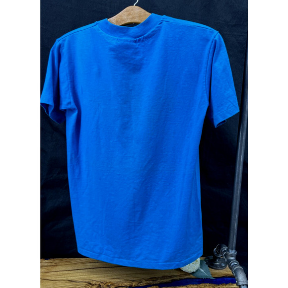 Vintage 90s Single Stitch Retro Disco Dance In Tune T Shirt Size S (34-36) USA - Picture 6 of 10